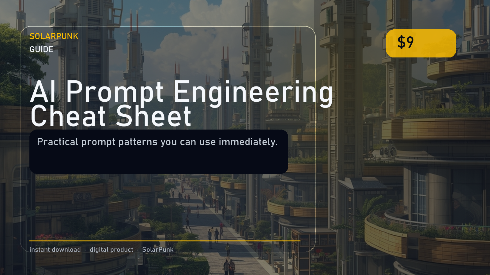 AI Prompt Engineering Cheat Sheet