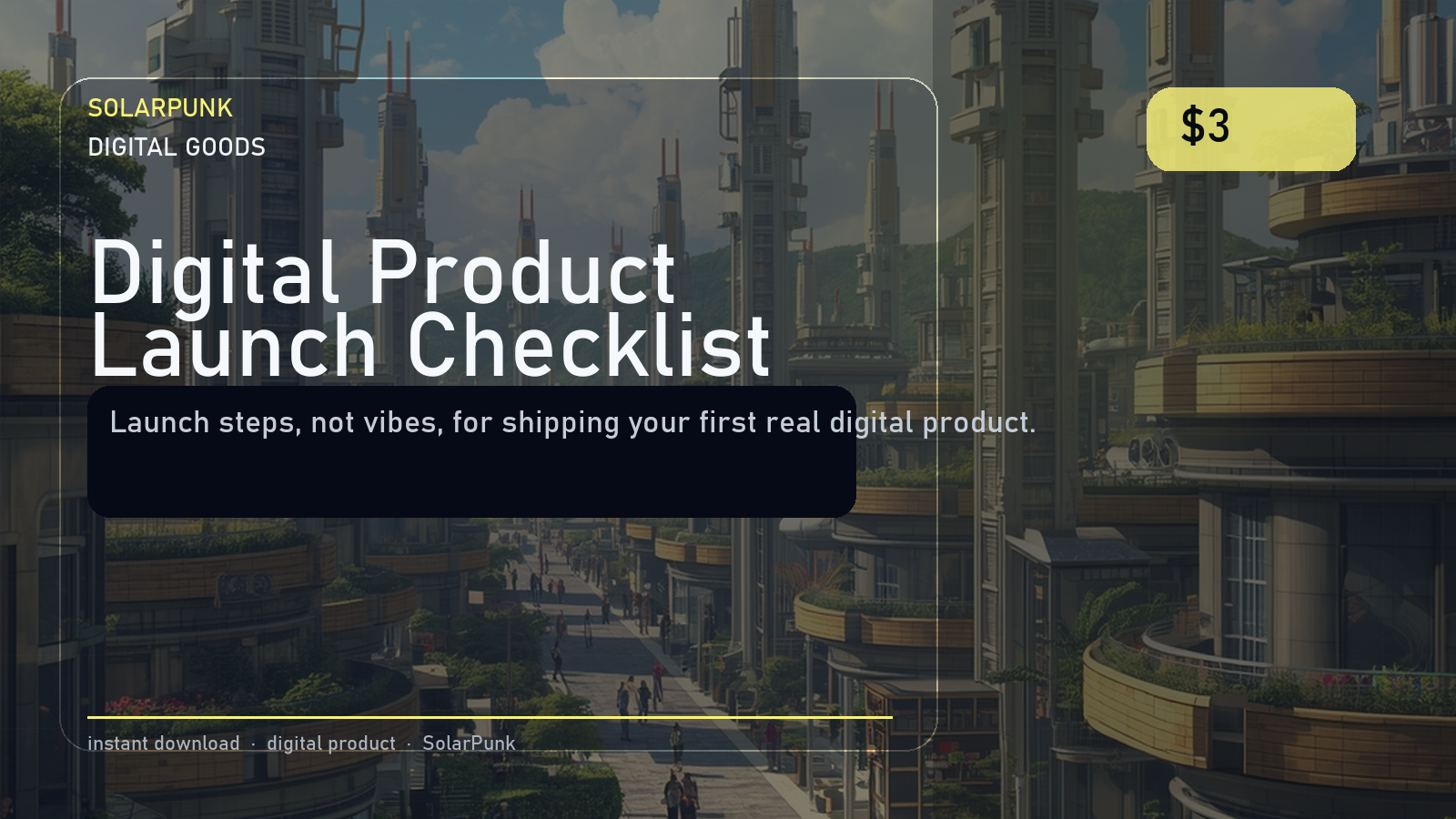 Digital Product Launch Checklist
