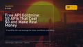 Free API Goldmine: 50 APIs That Cost $0 and Make Real Money