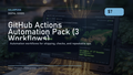 GitHub Actions Automation Pack (3 Workflows)