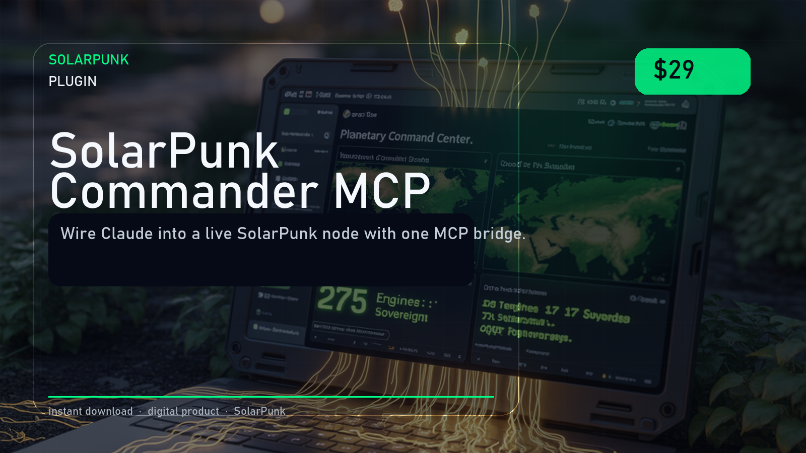 SolarPunk Commander MCP (Claude Plugin)