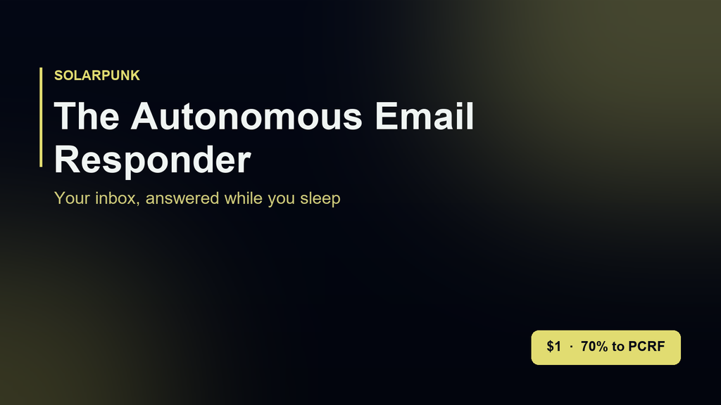 The Autonomous Email Responder cover