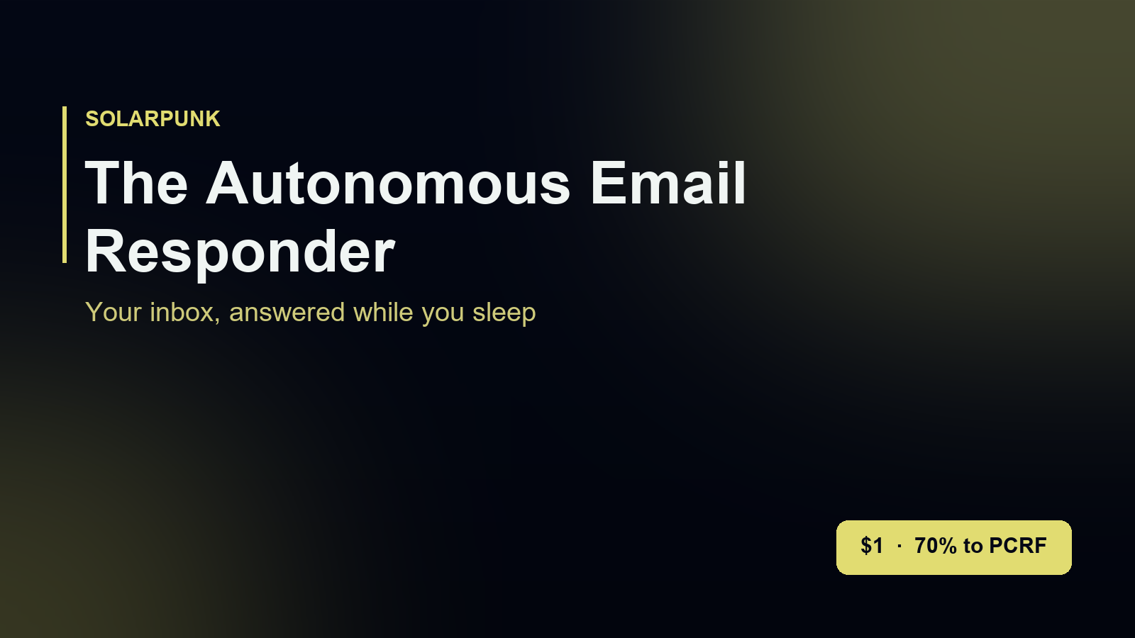 The Autonomous Email Responder cover