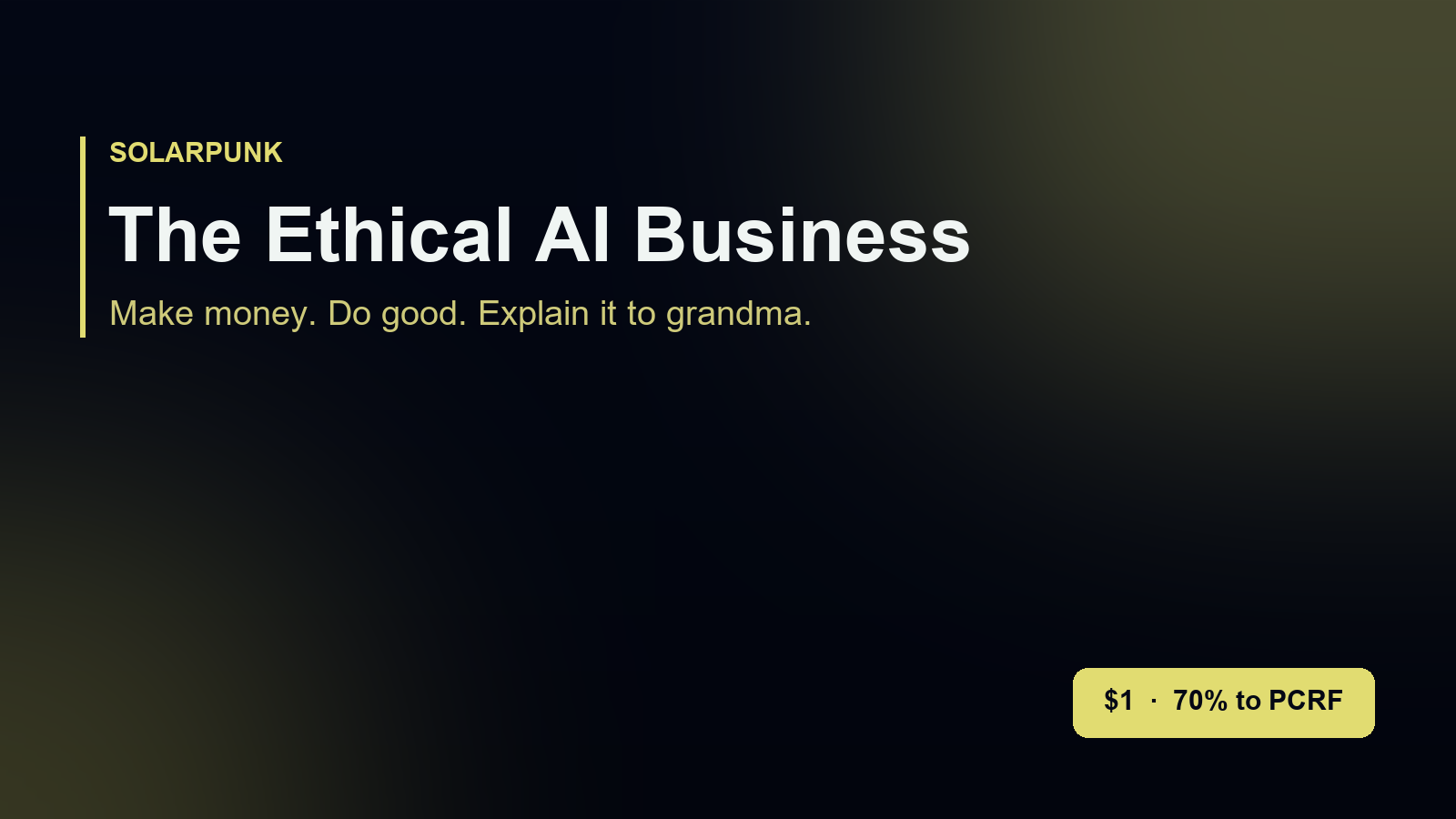 The Ethical AI Business cover