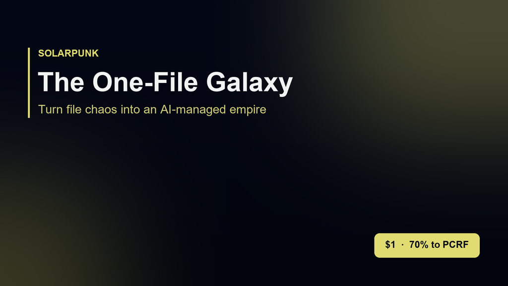 The One-File Galaxy cover