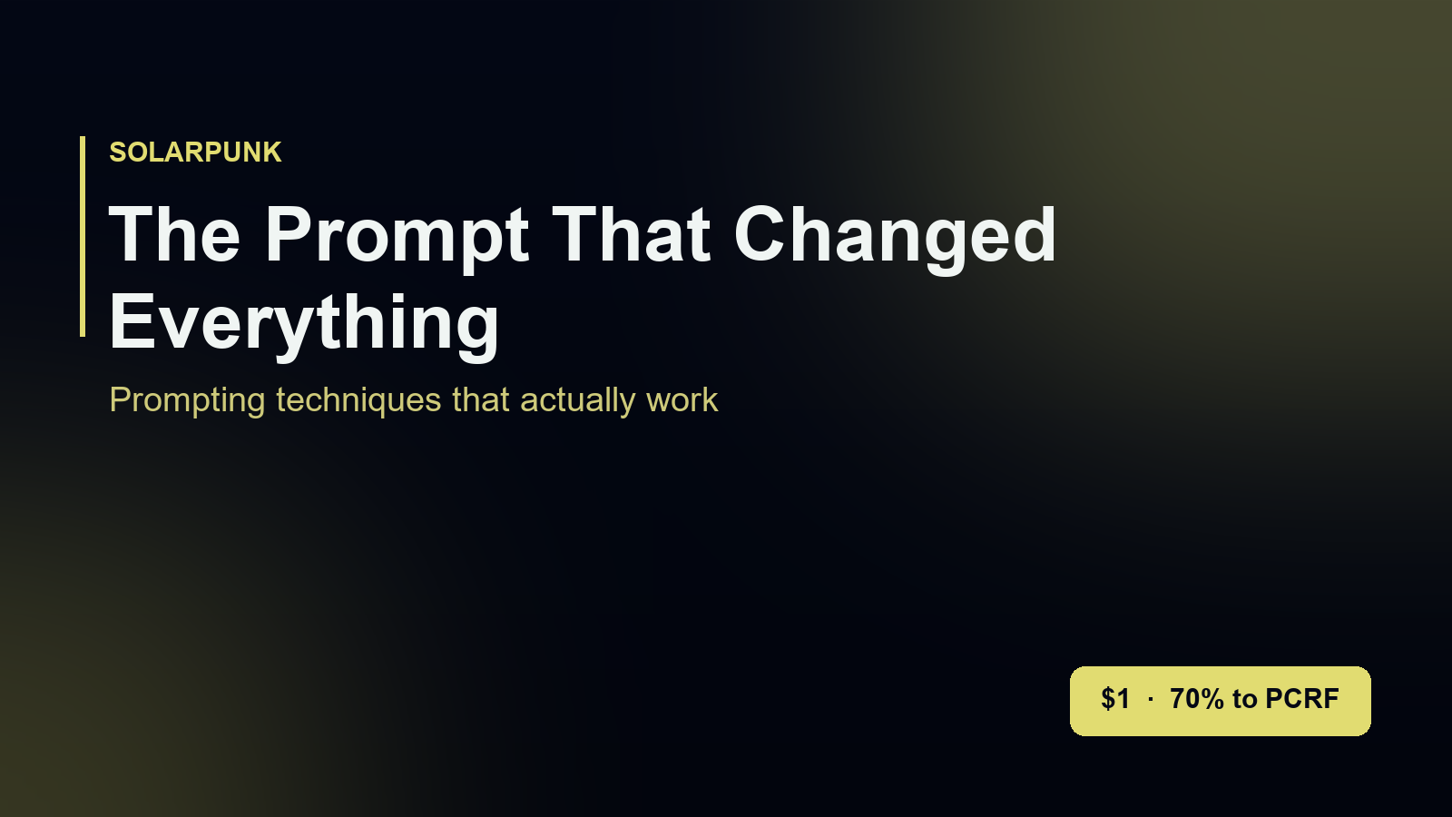 The Prompt That Changed Everything cover